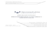 PROCEDIMIENTOS SANITARIOS Y ASISTENCIALES ·  · 2017-08-17Fundamentos y criterios de actuación en situaciones de primeros auxilios. Descripción de técnicas. 11. Descripción