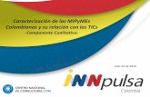 Caracterización de las MIPyMEs Colombianas y su relación ... · / Ferrator / Nipon S.a. MICROS- PEQUEÑAS Sesión de grupo Medellin 5 COMERCIO Comercio (Incluye reparación de vehículos)