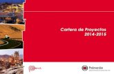 Cartera de Proyectos 2014-2015 - Proinversión Institucional · AEROPUERTO INTERNACIONAL CHINCHERO - CUSCO (AICC) Ubicación: Cusco. Descripción: Concesión del diseño, construcción,