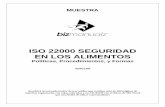 ISO 22000 SEGURIDAD EN LOS ALIMENTOS - …ww1.prweb.com/prfiles/2007/09/14/150485/ISO22000espmuestra.pdfMUESTRA ISO 22000 SEGURIDAD EN LOS ALIMENTOS Políticas, Procedimientos, y Formas
