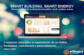 SMART BUILDING, SMART ENERGY - Fundación para la ... · Lectura de contador de compañía IEC-870-5-102 ! Comunicaciones cableadas: pulsos eléctricos, pulsos ópticos, ModBus !