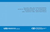 Guía de la FAO/OMS para desarrollar y mejorar sistemas ... Guía de la FAO/OMS para desarrollar y mejorar sistemas nacionales de retiro de alimentos Etapa 3. Examen de cuestiones