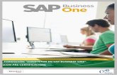 (CON PRE-ERTIFIAIÓN) - cve.es Módulo TB 1000 Fundamentos de SAP Business One: Compras - A / P Ventas: A / R Los procesos de inventario: gestión