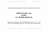 MÚSICA DE - conservatorioderonda.com MUSICA … · exclusivamente de piano y otros de guitarra. ... partituras por el profesorado, ... folk o tradicional u otras de adecuada calidad