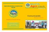 BOLETÍN Agro Al desarrollo - agroancash.gob.peagroancash.gob.pe/.../2018/02/folleto-acciones.pdf · junio en Huaraz. La instalación se realizó Previo a un convenio de cooperación