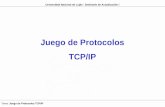 TCP/IP - tyr.unlu.edu.ar · Universidad Nacional de Luján - Seminario de Actualización I Tema: Juego de Protocolos TCP/IP 2 Internetworking “Conjunto de redes heterogéneas conectadas