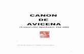 CANON DE AVICENA - Infomed, Portal de la Red de Salud de … · 2 El trabajo que voy a presentar es una traducción de unas páginas del Canon Medicinae de Avicena, para ser más