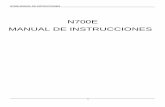 N700E MANUAL DE INSTRUCCIONES - Hyundai Electrichyundai-electric.es/media/images/Manuales/N700E-ma… ·  · 2017-01-24N700E MANUAL DE INSTRUCCIONES I PRECAUCIÓN PARA LOS REQUISITOS