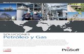 SOLUCIONES Petróleo y Gas - prosoft-technology.com · procesamiento de gas, separadores de agua salada, y detección de fugas en tuberías. ... computadores de flujo stand alone