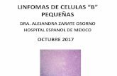 LINFOMAS DE CELULAS “B” PEQUENAS - comanes.orgcomanes.org/reunionacademica_2017/linfomas_de_celulas_b_pequena… · Leucemias linfoblásticas ... Carvajal-Cuenca y cols. Haematologica