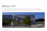 Rama LED - santacole.com · Nº LEDS 24 48 Intensidad de alimentación [mA] 350 500 350 500 350 500 350 500 Potencia nominal ... La columna se fija mediante cubo de hormigón realizado
