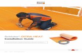 Schluter -DITRA-HEAT Installation Guide · Schluter®-DITRA-HEAT Installation Guide Esta guía está disponible en español. ... Heating cables must be installed by a qualified person