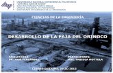 DESARROLLO DE LA FAJA DEL ORINOCO · Turismo agroecológico . UNIVERSIDAD NACIONAL EXPERIMENTAL POLITÉCNICA “ANTONIO JOSÉ DE SUCRE ...
