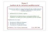 Tema 2 Análisis de la varianza multifactorialuam.es/personal_pdi/ciencias/cifus/CCAA/Estadistica/M… ·  · 2007-11-06Tema 2 Análisis de la varianza multifactorial Tratamos de