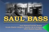 York, después en el Gyorgy Kepes de Brooklyn, donde acogió · Saul Bass (1920-1996) fue un reconocido diseñador gráfico que trabajó en identidades corporativas estadounidenses