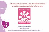 Lactario Institucional del Hospital Militar Central - MIMP · apoyo a la Lactancia Materna de la Madre Trabajadora” Se elaboró y ejecutó un Plan de trabajo que incluyó el desarrollo