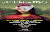 LOS TRATAMIENTOS DE LO FEMENINO · 16:10 Seminario de Clara Holguín “El goce femenino. Los conceptos de la 17:10 clínica Lacaniana".