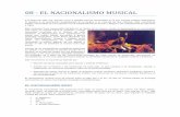 08 - El Nacionalismo Musical · suite "Peer Gynt", ... brasileño Heitor Villalobos, ... Más tarde se ocupó de publicarlos y difundir así el estilo popular de su