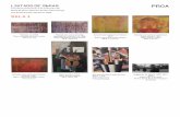 Listado de obras proaproa.org/documents/exhibicion-malevich-obras.pdf · Malevich, 1935 Yeso 8,5 x 23 x 15 cm Auditorio Ópera “Victoria sobre el Sol”, 2013 (reconstrucción)