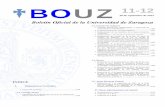 BOUZ - unizar.es 7 de diciembre y 22 de abril, así como desde el 2 al 5 de enero de 2013, ambos inclusive, ... Anatomía Patológica, Medicina Legal y Forense