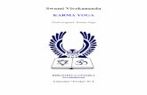 Título original: Karma Yoga - The Conscious Living - Kar · PDF fileSwami Vivekananda – Karma Yoga PREFACIO Nos sentimos felices al presentar la primera edición de una traducción