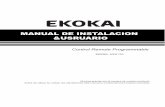 MANUAL DE INSTALACION &USRUARIO - ekokai.comekokai.com/wp-content/uploads/2017/11/Ekokai-Manual_de_instalacion...MANUAL DE INSTALACION &USRUARIO MODEL: Warning Caution Warning Usage
