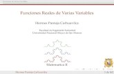 Funciones Reales de Varias Variables - Hermes-Yesserhermes22.yolasite.com/resources/Funciones Varias... · Funciones de Varias Variables Funciones Reales de Varias Variables Hermes