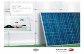 fotovoltaica - fagor.com · Las instalaciones de energía fotovoltaica aseguran una gran rentabilidad a medio plazo. En función de las características del lugar, clima, condiciones,
