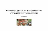 Manual para la captura de solicitudes de Beca CONACYT ...2006-2012.conacyt.gob.mx/.../Manual_captura-ago2008.pdf · Diagrama General del Procedimiento de Solicitud de Beca CONACYT