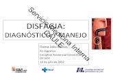 DIAGNÓSTICOCAULE Y MANEJO - … · Diana JoãoMatias R1 Digestivo ... – Esclerosis múltiple: 44% ... DIAGNÓSTICO DIFERENCIAL TRASTORNOS MOTORES DEL ESÓFAGO