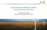 Power Expo 2008 Zaragoza, 25 Septiembre 2008 - …€¦ · Power Expo 2008. Zaragoza, 25 Septiembre 2008. SUZLON WIND ENERGY ESPAÑA ... REpower supply figures Market Share as of