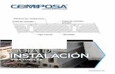 GUÍA DE INSTALACIÓN - cemposa.comcemposa.com/pdf/2017/guia-instalacion-vtub.pdf• COMPONENTE PORTANTE Es una viga de sección constante prefabricada de concreto presforzado, para