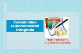 Contabilidad Gubernamental Integrada - Freddy E. … · Concepción del Sistema Contable ... Proporcionar al Sistema de Contabilidad Gubernamental Integrada ... principales en que