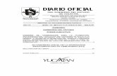 Diario 12-FEBRERO-2003 OK - yucatan.gob.mx · dimientos en Materia Penal del Estado de Yu-catán, ... S A L A C I V I L. AUDIENCIA DE FECHA 10 DE FEBRERO DE ... SANTIAGO J. MANZANILLA