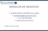 MODELOS DE NEGOCIOS - Syscomer | International … · Distribuidor Mayorista Agentes y ... merchandiser Repair specialist ... Definir el alcance del canal Definir los papeles de los