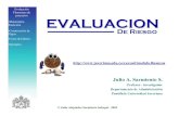 Evaluación EVALUACION - javeriana.edu.co · EVALUACION De Riesgo  Julio A. Sarmiento S. Profesor - investigador Departamento de Administración