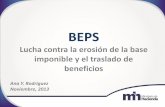 Presentación de PowerPoint Tributarias - BEPS...libre competencia (ventajas competitivas imprevistas y asignación ineficaz de recursos). ... •El tema BEPS requiere un análisis