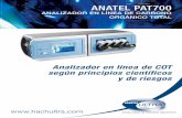 AnAtel PAt700 - ELICROM INDUSTRIALelicromindustrial.com/content/analisis de liquidos/toc/hoja de... · El PAT700 es el primer analizador de COT en línea que ... de la muestra 60