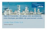 Linde Gas Chile S.A.€¦ · 2 The Linde Group Ingeniería y Gases. Producción Hidrógeno en Sur América 1879 >60,000 >100 Fundado Empleados Países División Ingeniería División