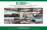MANUAL DE INSTALACIÓN PARA TUBERÍA DE … manual para el adecuado manejo, instalación y realización de pruebas hidrostáticas en campo (NOM-001-CONAGUA-2011) de tubería simple