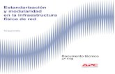 Estandarización y modularidad en la infraestructura … técnico nº 116 Por Suzanne Niles Estandarización y modularidad en la infraestructura física de red