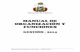 MANUAL DE ORGANIZACIÓN Y FUNCIONES - … · El objetivo principal del Manual de Organización y Funciones del Ministerio de Defensa, es: “Formalizar los objetivos, ... 102300 Unidad