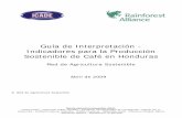 Guía de Interpretación - Indicadores para la Producción ... · Sostenible de Café en Honduras ... El Salvador. RAS ... Castaño, Cebolla, Cupuaçu, Guaba, Hule, Kiwi, Macadamia,