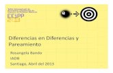 Diferencias en Diferencias y Pareamientopubdocs.worldbank.org/en/924331463422869728/Core-Sesion-2b... · Caso5: Diseño de Regresión Discontinua 30.58** Caso 6: Diferencias-en-Diferencias
