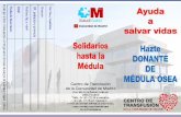 o o z M Salud Madrid Comunidad de Madrid Solidarios hasta ... Social/Charlas y... · o o z M Salud Madrid Comunidad de Madrid Solidarios hasta la Médula Centro de ransfusión de