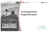 Tratamientos Superficiales - CMIC | Delegación Veracruz define como Riego de Sello o Riego de Gravilla, al tratamiento superficial consistente en la aplicación de una o varias capas
