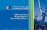 División Equipos Portuarios - indeli.cl · industrial de limache - división equipos portuarios modelo para levante celulosa s.w.l. 24 tons. cuadrantes electroneumaticos. cuadrantes