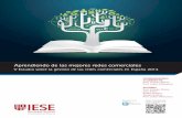 Aprendiendo de las mejores redes comerciales - iese.edu V Estudio sobre la gestión de las redes comerciales en España 2014 IESE - niversidad de Navarra 13. ¿Qué criterios utiliza