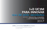 I+D UC3M PARA INNOVARportal.uc3m.es/portal/page/portal/investigacion/parque_cientifico... · · Aerodinámica no estacionaria de alas batientes · Llamas de difusión por espray ·