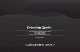 Catálogo 2017 - Catering Spaincateringspain.com/wp-content/uploads/Catalogo-Catering-Spain... · Mini burguer de ave con verduras de yogur, pepino y eneldo Lomo de buey con piña
